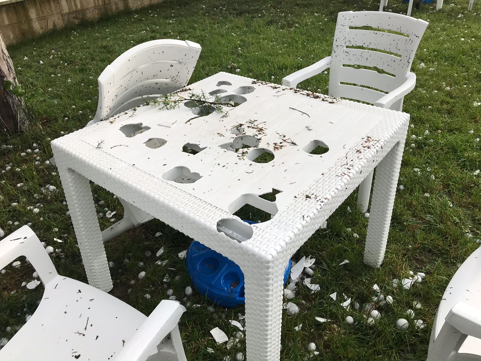 Kavakta ki Dolu Yağışı Hayatı Felç Etti